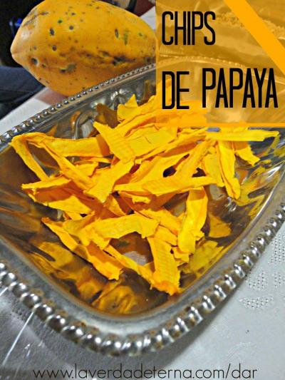 Chips de papaya