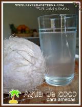 Agua de coco para amebas en lactantes y niños pequeños